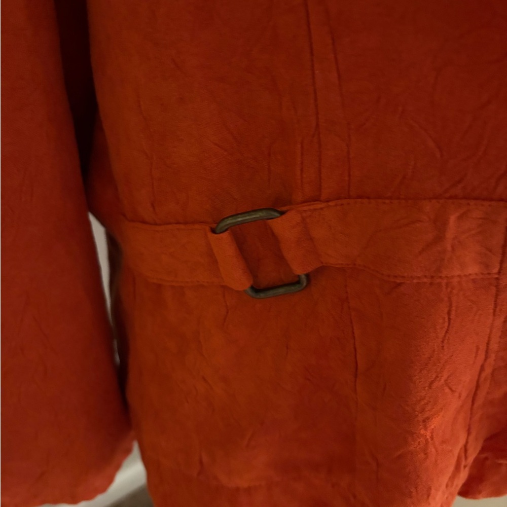 Vintage Orange Blazer Coat - Picture 5 of 9